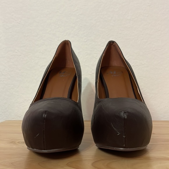 NWOB Miss Me Dark Brown “ORPHA-17” Platform Stiletto Heels - Picture 3 of 12